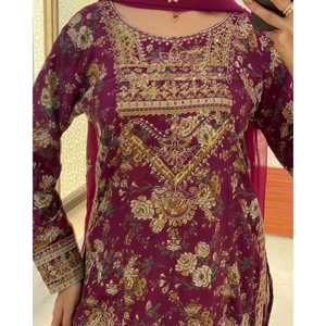 Conjuntos Elegantes para Fiestas, Top y Pantalón con Dupatta, Realza tu Look Elegante - Product Image 2