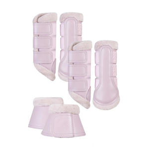 Bottes de brossage professionnelles pour chevaux avec rembourrage absorbant les chocs, protection complète des tendons du jarret, bottes OEM personnalisées du Pakistan - Product Image 1