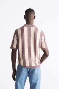 Nouvelle Collection Printemps-Été 2026 – T-shirt en Maille Jacquard Décontracté à Manches Courtes pour Homme, Personnalisable avec Logo, Polyvalent - Product Image 2