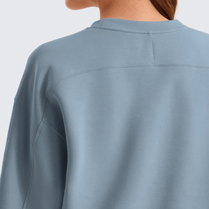 Sudadera de Mujer para Invierno 2026, Diseño Único, Color Sólido, Tejido Suave, Cuello Redondo - Product Image 4