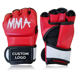 Gants de boxe et de MMA de haute qualité, rouge avec noir et blanc, très demandés, service OEM, prix d'usine, vente chaude - Product Image 1