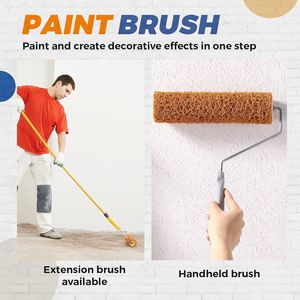 Set di 3 Rulli per Pittura Testurizzata Marrone da 9 Pollici per Miglioramenti Domestici, Soffitti a Popcorn e Pittura Murale - Product Image 4