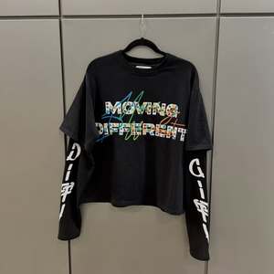 เสื้อยืดผู้ชาย/ผู้หญิง ฤดูร้อน ผ้าถักคุณภาพสูง แขนสั้นสองชั้น ทรงโอเวอร์ไซส์ สไตล์ลำลอง พิมพ์ลายเพชร - Product Image 2