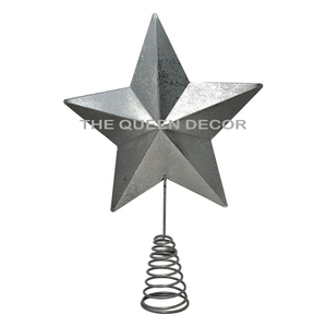 ที่ประดับยอดต้นไม้รูปดาวโลหะสแตนเลสเคลือบทองสำหรับตกแต่งภายในบ้านแบบซับลิเมชั่น - Product Image 5