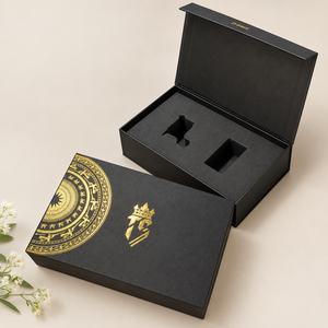 Custom Logo Eva Rigid <b>Cardboard</b> Magnetic <b>Gift</b> Packaging <b>Box</b> With Eva Foam Insert Direct Vietnam Manufacturer OEM ODM - Product Image 5
