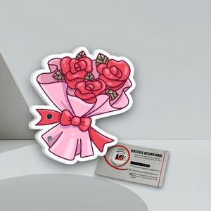 Nueva Paleta de Pestañas Magnética Acrílica Ecológica con Diseño de Flores, Diamantes y Mariposas, Personalizable, Cuadrada, Navideña - Product Image 3