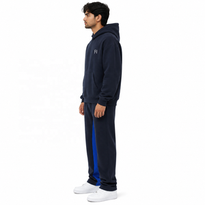 Ensemble de survêtement et jogging OEM en molleton de coton premium, coupe décontractée, respirant, pour vêtements de sport, fournisseur B2B - Product Image 4