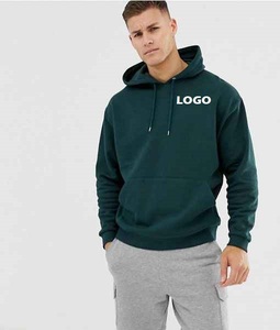 Sweat à capuche épais en gros avec cordon de serrage, logo imprimé numérique personnalisé, sweat décontracté pour homme - Product Image 1