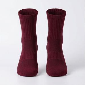 Chaussettes de yoga antidérapantes pour femmes, Pilates, sport, respirantes, en coton doux, durables, pour exercices au sol, couleur personnalisée, élastiques - Product Image 1