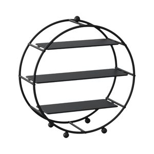 3 Tier Metal Cupcake <b>Stand</b> Black Round Cake Display Plate for Afternoon <b>Tea</b> Birthday Parties & Elegant Dessert Presentation - Product Image 1