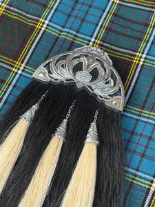 Pochette en fourrure véritable de haute qualité, prix d'usine, éperons en crin de cheval, accessoires traditionnels pour kilt avec matériaux de haute qualité, ceintures - Product Image 4