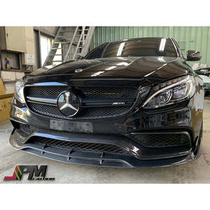 Alerón Delantero de Fibra de Carbono Estilo B de JPMCarbon para Mercedes-Benz W205 C63 2015-2021 - Product Image 1