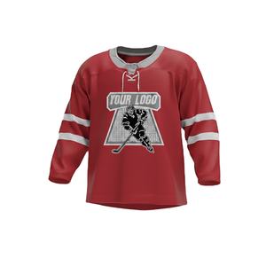 Camisetas de Hockey sobre Hielo Personalizadas de la Mejor Calidad con Bordado, Transpirables y de Secado Rápido, Colores Personalizados, Impresión por Sublimación Más Económica - Product Image 5