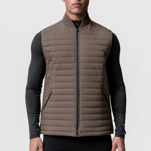 <b>Men's</b> <b>Black</b> Quilted Puffer <b>Vest</b> Lightweight Winter Gilet Sleeveless Jacket Outdoor Casual Wear Wholesale Manufacturer Suppliers - Product Image 5