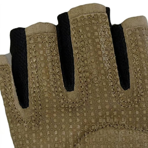 Gants de cyclisme demi-doigts en PU, respirants, antidérapants, avec fermeture auto-agrippante, unisexes, pour activités de plein air - Product Image 4