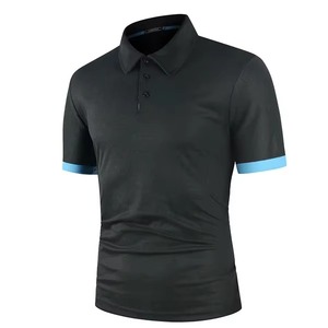 Polo pour homme avec logo personnalisé, meilleur design, polo de tennis, séchage rapide, évacuation de l'humidité, 100% polyester, t-shirt à col - Product Image 1