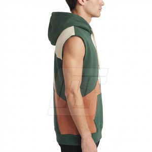 Athletic <b>Men</b> <b>Sleeveless</b> Hoodies Hooded <b>Pullover</b> For Fitness Training Workout Running Outdoor Casual Lightweight Apparel - Product Image 5