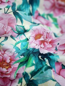 Nueva Moda Ecológica, Tela de Lino y Algodón Orgánico Tejido, Suave y Cómodo, Color Rojo, Impresión Digital, Vestidos y Camisas para Niñas - Product Image 4