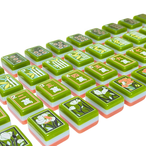 Set di Tessere Mahjong Americane in Stile Arte Moderna, 160 Pezzi in Acrilico, Design Personalizzato per Serate di <span class=keywords><strong>Gioco</strong></span> in Casa, Regalo per Bambini e Collezionisti - Product Image 2