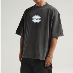 Camisetas Blancas Extra Grandes de Algodón Grueso al por Mayor para Impresión Serigráfica - Product Image 1
