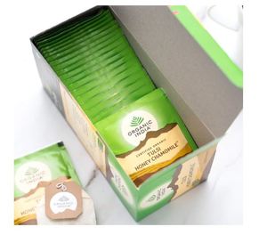 Té Verde Tulsi Clásico Orgánico de la India, 100 g, Paquete de 25 Bolsitas de Té Tulsi de 1.74 g, 43.5 Gramos, Miel y Manzanilla - Product Image 4