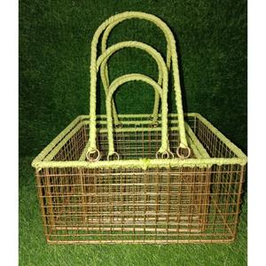 Indian Style Luxury Baskets & Bins With Rose Handles Eco Friendly Metal Custom <b>Gift</b> Hamper <b>Sets</b> <b>Cheap</b> Price - Product Image 2