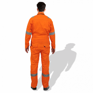 Cotton Outdoor Workwear FR <b>Construction</b> Cargo Anti Static Coverall Work Wear Safety Reflective Uniforms Worker <b>Overall</b> for Men - Product Image 5
