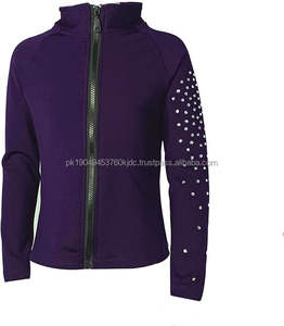 Vêtement de danse d'échauffement personnalisable unisexe pour adultes 2025, qualité supérieure, veste d'équipe de danse de cheerleading en nylon/polyester - Product Image 2