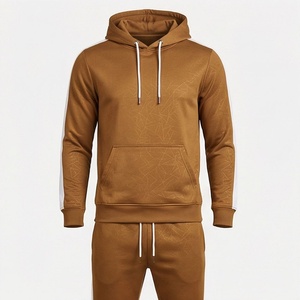Survêtement en velours de haute qualité personnalisé pour hommes, vêtements de sport en velours, survêtement en molleton de luxe pour hommes, survêtements pour hommes - Product Image 3