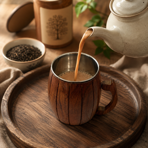 Luxury Handcrafted Indian Rosewood Wooden Mug Premium Coffee Tea Mug for Dining Kitchen Tableware Home Decor Gift Collection - Product Image 4