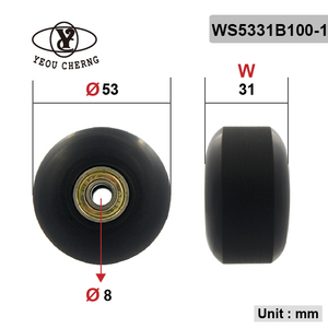 Ruedas para Patinete de 70 mm 86A PU Reforzadas, Duraderas y Resistentes al Desgaste para Terrenos Difíciles, Uso en Exteriores y Fitness - Product Image 2
