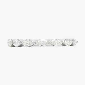 14K 18K <b>Gold</b> Marquise Diamond Stackable <b>Ring</b> Wholesale 8 Multi Gem Band Prong <b>Set</b> CVD HPHT Lab Created Jewelry Factory Supplier - Product Image 4