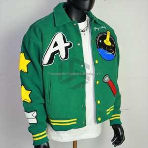 Unisex Latest Fashion Varsity Bomber <b>Jacket</b> Streetwear Stylish Letterman College <b>Waterproof</b> Breathable Eco-Friendly Reversible - Product Image 6