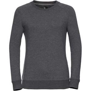 Sudadera Raglán HD Personalizada de Moda Urbana para Mujer, Sudadera con Capucha de Seda de Alta Calidad con Cremallera y Patrón de Letras 3D Bordadas, Talla XS, Gris Jaspeado - Product Image 1