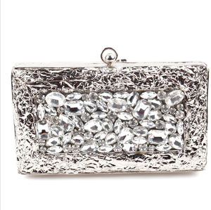 Pochette en laiton de luxe MOP pour dames motif de pierre exclusif mariées nacre fêtes de mariage sacs de soirée pour la soirée de mariage - Product Image 6