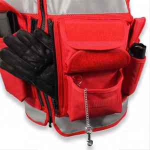 Chaleco de Seguridad Reflectante de Alta Visibilidad Personalizado OEM, Chaleco Paramédico con Múltiples Bolsillos de Almacenamiento, Seguro y Visible - Product Image 6