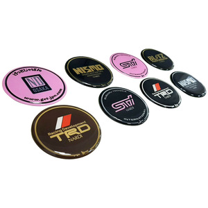Wholesale Pink Resin Dome <b>Sticker</b> – Round Epoxy <b>Logo</b> Decal with Adhesive for Decorative Use - Product Image 5