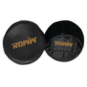 Pads de boxe en cuir de vachette de qualité supérieure avec absorption des chocs pour l'équipement d'entraînement de MMA et de kickboxing - Product Image 1