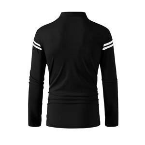 เสื้อเชิ้ตแขนยาวผู้ชายแบบเฮนลีย์ ผ้าฝ้ายระบายอากาศดี คอตั้งเรียบง่าย สไตล์ลำลอง เหมาะสำหรับธุรกิจ ขายส่งจากผู้ผลิต - Product Image 6
