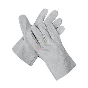 Guantes de Construcción de Piel de Cabra de Alta Calidad y Bajo Costo, Resistentes al Fuego y a Cortes, Equipo de Seguridad para Soldadura, Construcción, Mecánica y Conducción - Product Image 3