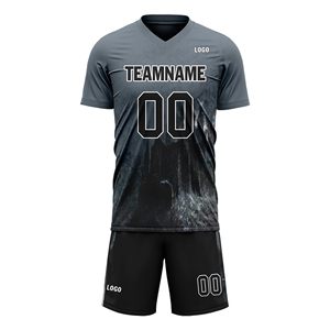 Custom Men's Soccer Uniform Personalized Football Jersey for Youth Team Name Number Logo Athletic <b>Gothic</b> Style Sport <b>Shirt</b> - Product Image 2