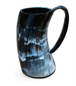 Jarra de Cuerno Hecha a Mano con Diseño de Barco Vikingo, Estilo Medieval Antiguo, Taza Decorativa para Beber en Casa o Bar - Product Image 2