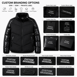 Chaqueta de burbujas transpirable de punto personalizada, proveedor de moda de invierno con etiqueta privada OEM ODM - Product Image 4
