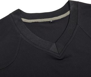 Maillot de football américain OEM, col en V, en maille polyester, impression sérigraphique éblouissante, logo personnalisé, respirant, durable, pour équipe professionnelle - Product Image 3