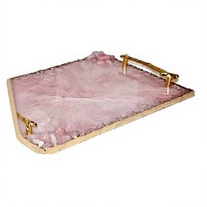 Plateau en résine fait main au design moderne, compatible lave-vaisselle, matériau de qualité supérieure, aspect élégant pour le rangement de cuisine - Product Image 4
