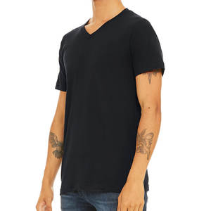 Camiseta de Verano para Hombre, Barata, de Alta Calidad, al por Mayor, de Algodón y Poliéster, Negra - Product Image 5