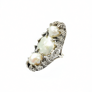 Anillo de Madreperla de 16.9 Gramos, Colección de Anillos de Perlas Elegantes - Product Image 2