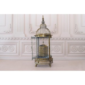 Highest Quality <b>Brass</b> Cylindrical <b>Lantern</b> with Candle Holder Durable Finish for Home Decoration - Product Image 3