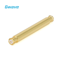 Adaptateur RF Gwave GPO-KK28 à ondes millimétriques haute fréquence, femelle CuBe DC-18GHz, longueur 28,3 mm, plaqué or, 50 Ohm, conforme RoHS