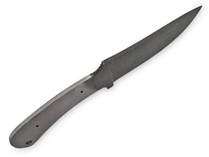 Lame de couteau de chasse artisanale en acier Damas de qualité industrielle pour le camping en plein air - Product Image 1